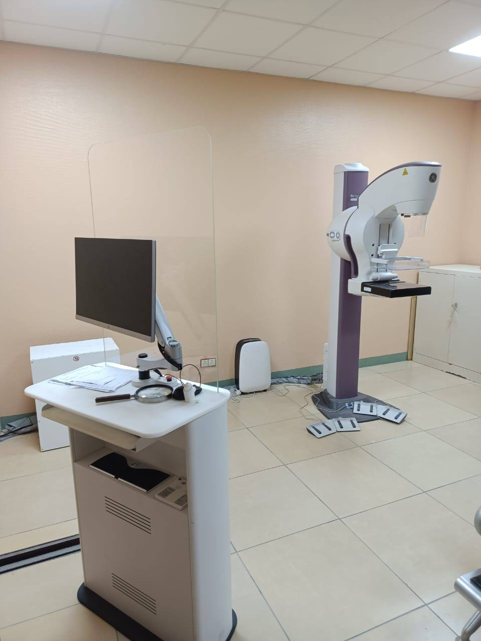 Mammography unit at Saint Antony's Hospital