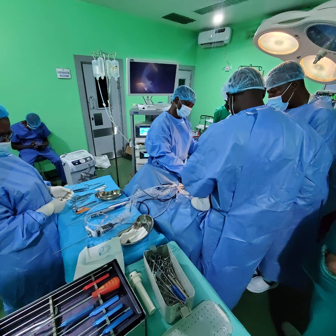 Surgical team at Saint Antony's Hospital, Ngwo